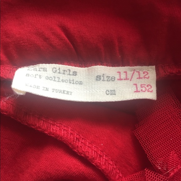 Red Zara Off-the-Shoulder Dress - Picture 5 of 5